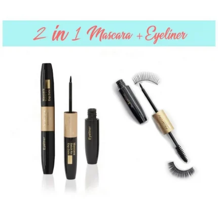 2 in 1 Eyeliner & Mascara - Black