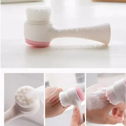 2 in 1 Face Brush for Cleansing