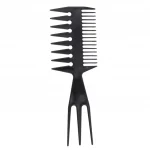 3 in 1 Plastic Men Three Sided Comb