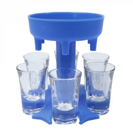 6 Glass Dispenser And Holder