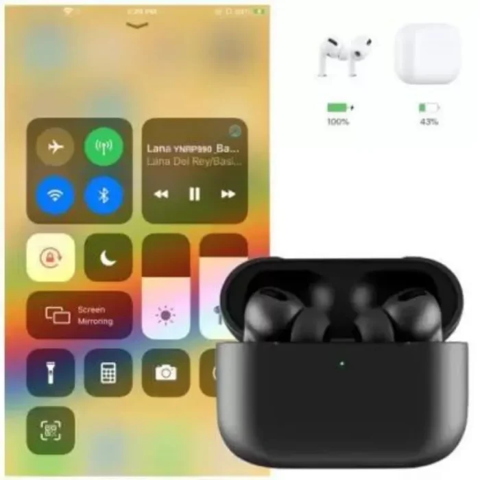 Black APPLE AIRPODS GENERATION 2 EASY TO USE