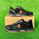 Black & Orange Soul Shoes