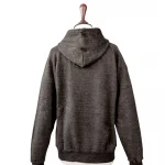 Dark Grey Solid Hoodie