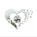 Heart Shape Acrylic Wall Clock