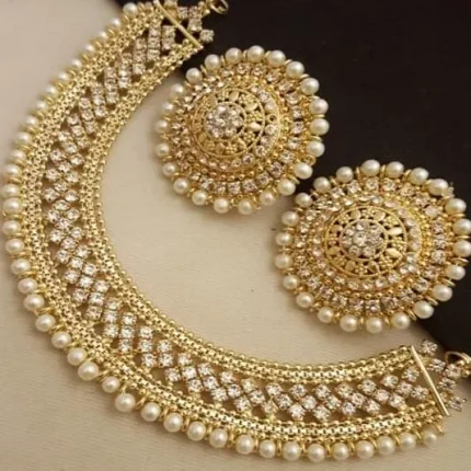 Indian Gold Set With Tops