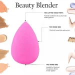 Makeup Puff Belender Foundation Sponge Detail