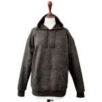 Mens Solid Hoodie Dark Grey