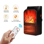 Mini Portable Electric Heater Fan Remote Control ( 900w )