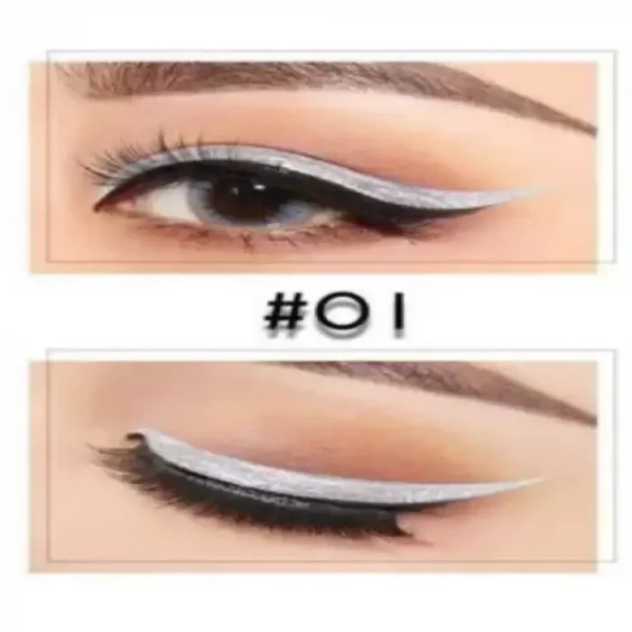 Pack of 2 Glitter Liner silver