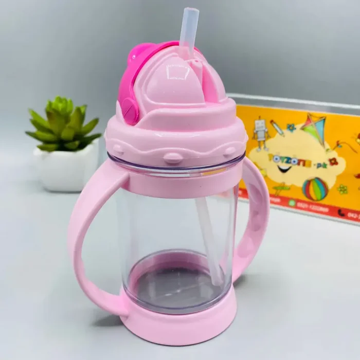 Plastic Baby Water Feeder Bottle Pink