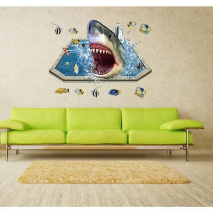SHARK 3D WALL STICKER