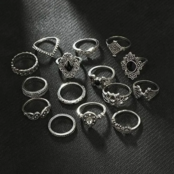 Stylish Pack of 15 Rings