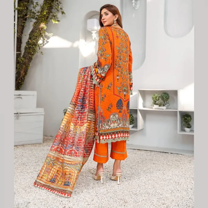 Tabeer 3 Piece Digital Printed Dress