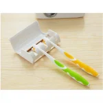 Toothpaste Dispenser Squeezer & Holder Set