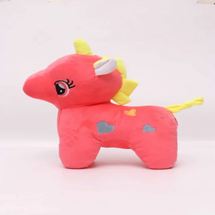 Unicorn Stuff Toy For Kids Red