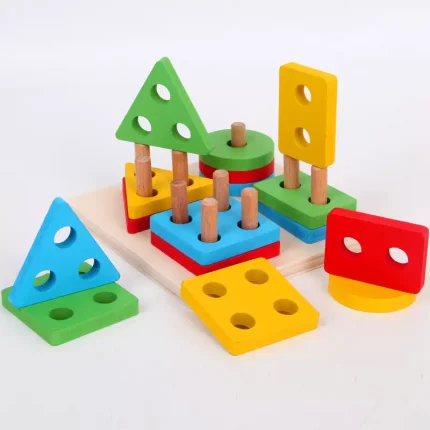 Wooden Enlighten Color Set Stacking Toy