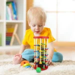 Wooden knocking Ball Ladder Set for Kids