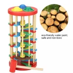 Wooden knocking Ball Ladder Set non toxic