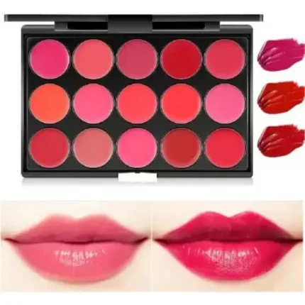 15 Colors Lip Palette Creamy Matte Lipstick Palette