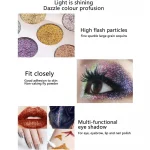 18 Colors Makeup Glitter Kit Eye Shadow Palette Detail