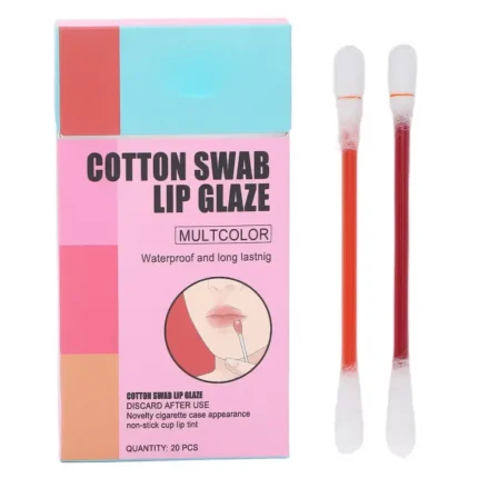 20 Pcs Lip Glaze Cotton Bud tints