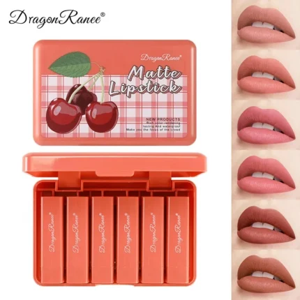 6pcs Matte Dragon Rose Nudes