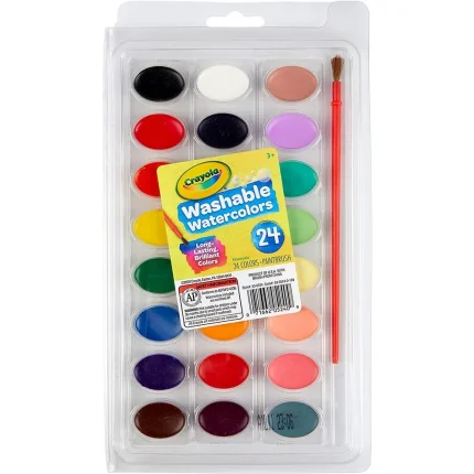 Crayola 24 Water Color Pan Wash