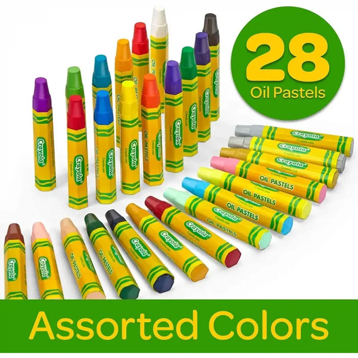 Crayola Jumbo-sized Oil Pestels colours