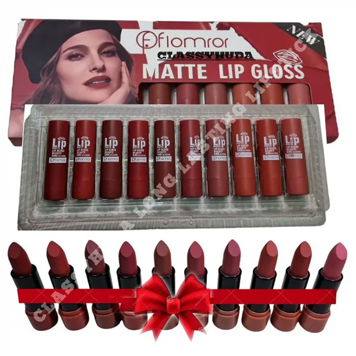 Flomror Matte 10 Shades Lipstick Set