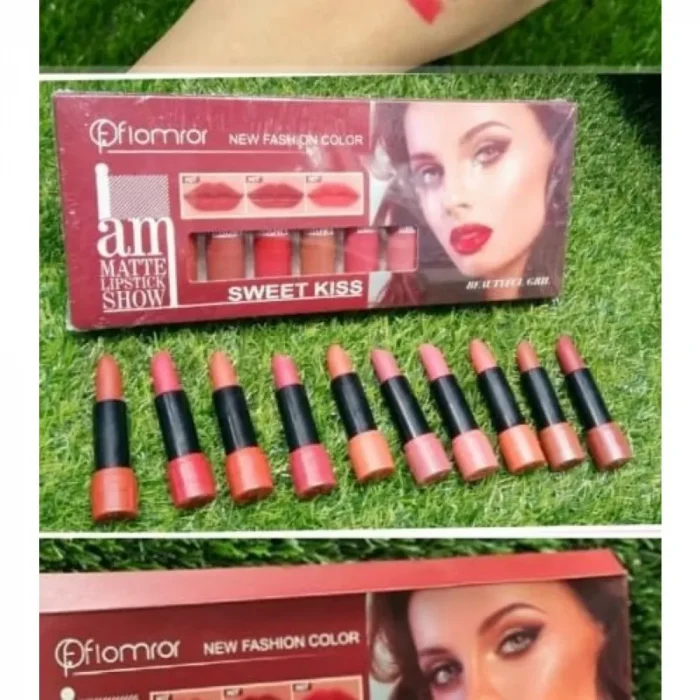 Flomror Matte 10 Shades Lipstick Set Box