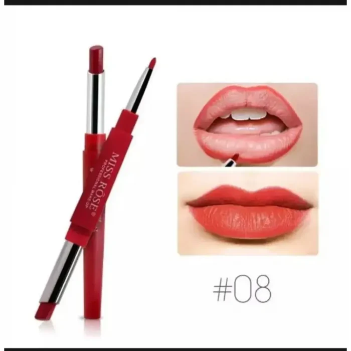 MISS ROSE Set of 6 Lipsticks & Liner