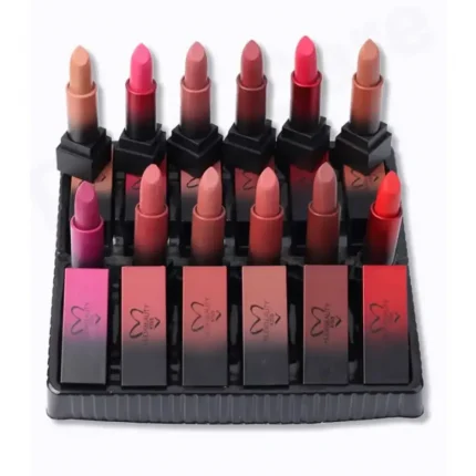 Pack of 12 Huda Matte lipstick