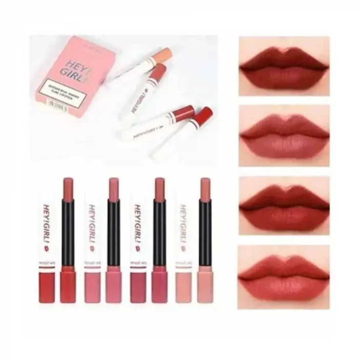 Pcs of 4 Heng Fang Hey Girl Lipsticks