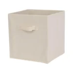 White Storage Cube Organizer Basket