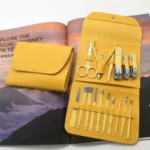 manicure pedicure kit yellow